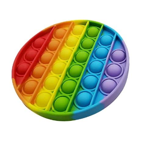 Brinquedo Redondo Rainbow Pop It Fidget Toys Alívio de Stress - No Magalu - Magazine Luiza
